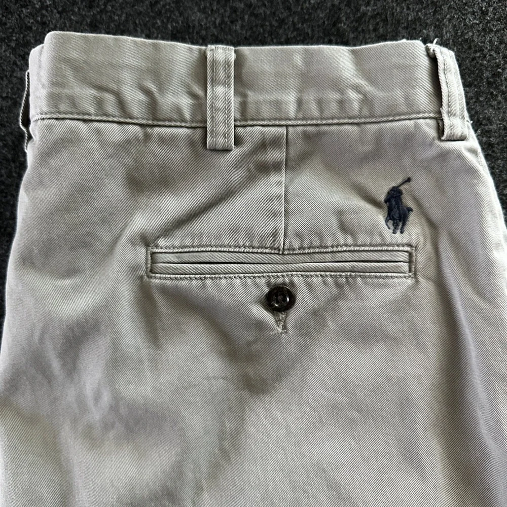 Polo Ralph Lauren Preston Pant Mens 36x30 Khaki Tan Cotton Chino Straight Leg